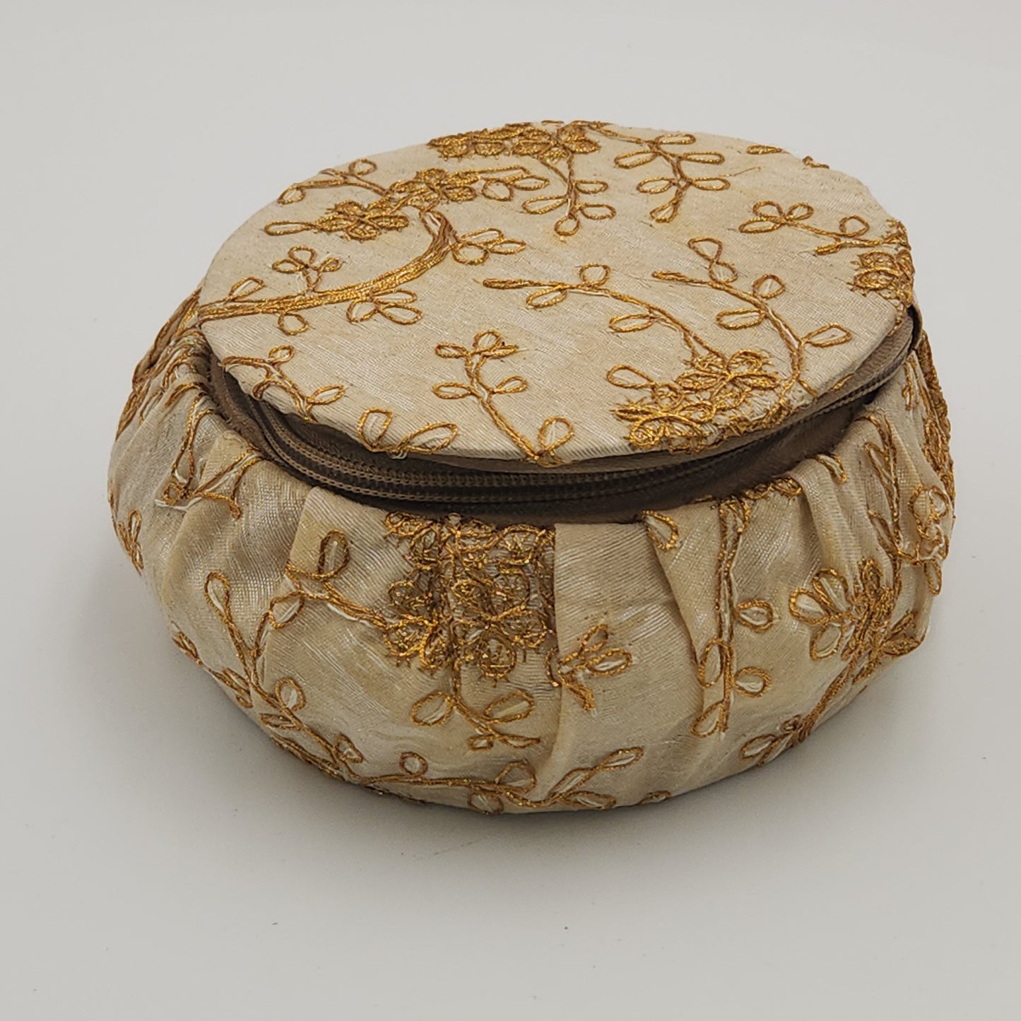Zippered Silk Potli