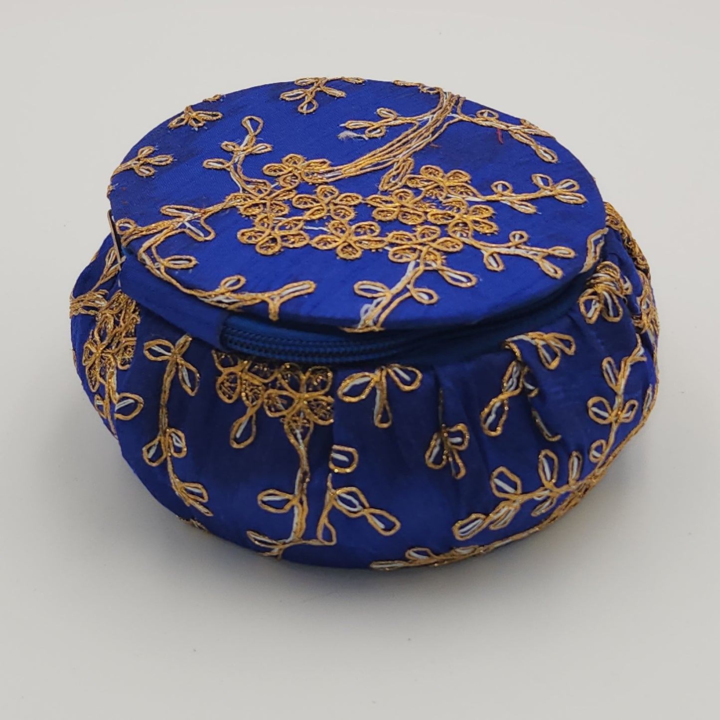 Zippered Silk Potli